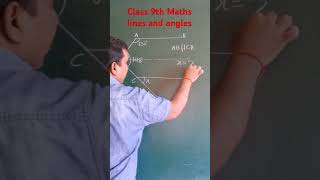 Lines and angles Class 9th Maths [upl. by Salvador]