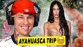 MGKs PUKING Ceremony w Megan Fox Ayahuasca Trip [upl. by Ioj529]