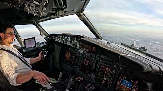 Pilot Cockpit View during Landing at Frankfurt Airport RWY 07R  Boeing 737  GoPro Hero 12 [upl. by Eirameinna18]