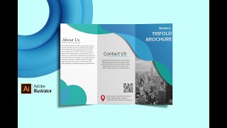 Brochure Business Design Tutorial in Adobe Illustrator [upl. by Kung]