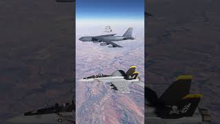 F18s protect B52 bombers [upl. by Elem]