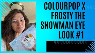 colourpop X frostythesnowman eye look 1 [upl. by Micki9]