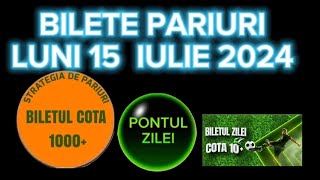 BILETE PARIURI LA SUPERBET SI BETANO AZI 15 iulie 2024 [upl. by Ellicec798]