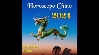 HORÓSCOPO CHINO 2024 horoscopo tarot zodiacochino horoscopochino predicciones2024 [upl. by Tannenbaum325]