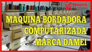 BORDADORA COMPUTARIZADA DAMEI  APONTE MAQUINAS PERÚ [upl. by Parrott540]