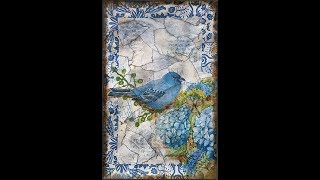 Art JournalMixed media  Distressing Magazine Pages [upl. by Yuk]