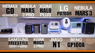 2023 Ultimate Portable Projector Comparison [upl. by Yednarb]