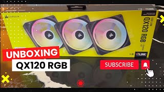 Unboxing Ventiladores Corsair QX120RGB [upl. by Pentheam]