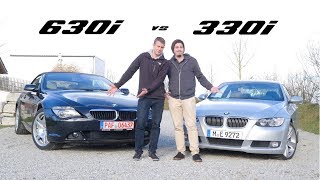 BMW 630i E64 vs 330i E92 Vergleich 30L 6Zylinder unter 20000Euro  Fahr doch [upl. by Adoree360]