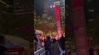 Today’s Bryant Park at evening Too crowded 2024 newyorkcity evening [upl. by Llevel]