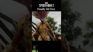 spiderman Mj finally Mj Free avengers gaming youtubeshorts scream [upl. by Aziram]