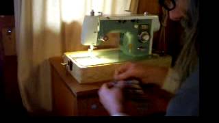 Powerful Janome New Home Double Duty Sewing Machine Demo Video [upl. by Eddina]