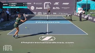 Yana Newell vs Shelby Bates  The OWL APP Newport Beach Open  Match Point [upl. by Trinidad218]