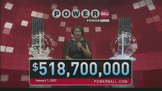 Powerball winning numbers January 1 2022 [upl. by Lavina606]