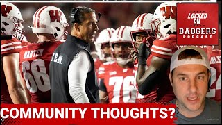 Wisconsin Badgers football community thoughts after the 2814 win against Western Michigan [upl. by Lidia]