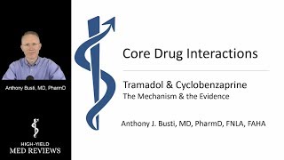 Pharmacology  Tramadol amp Flexeril Drug Interaction [upl. by Brunell]