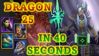 Dark Kael Dominates Dragon Dragon 25 In 40 Seconds Guide Raid Shadow Legends [upl. by Bradford]