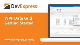 WPF Data Grid Getting Started [upl. by Messere]