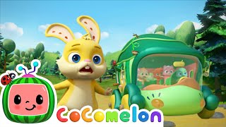 Wheels on the Bus  CoComelon Animal Time  Animal Nursery Rhymes [upl. by Meares]