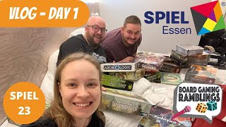 Essen Spiel 23 Vlog  Day 1 [upl. by Aihtebat]