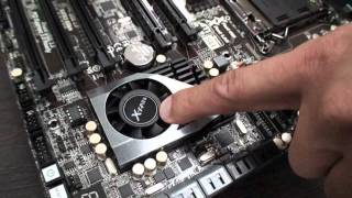 Detailed preview of ASRock X79 Overclock King Motherboards [upl. by Godderd]