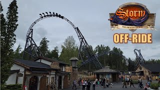 Storm  The Dragon Legend OffRide TusenFryd Gerstlauer Launched Inverted Coaster  NonCopyright [upl. by Diskin]