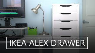 IKEA ALEX 9 Drawer Cabinet How To Assemble Guide [upl. by Atiekal327]