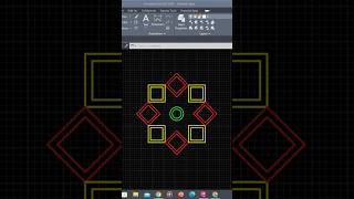 AutoCAD Simple and Easy practice Drawing  AutoCAD exercise Drawing autocad [upl. by Almeda]