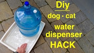 How to make ● DOG  CAT ● Large Selffilling Water Dispenser [upl. by Anytsirk]