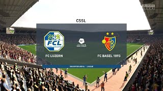 FIFA 23 FC Luzern vs FC Basel [upl. by Abbottson]