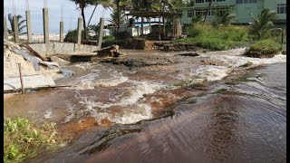 ManzanillaMayaro Road closed after collapse [upl. by Lauber637]