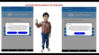 Stepbystep guidelines for creating a custom MessageBox in Xamarin [upl. by Campos848]