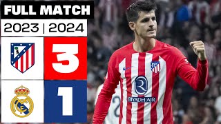 Atlético de Madrid 31 Real Madrid  PARTIDO COMPLETO  LALIGA EA SPORTS 202324 [upl. by Banky]