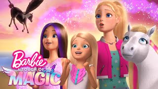 Barbie A Touch Of Magic  40 Minute Barbie Netflix Compilation  Fun Barbie Moments [upl. by Tikna]