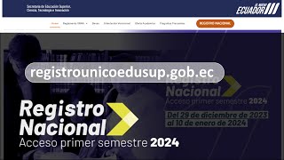 REGISTRO NACIONAL 2024  TUTORIAL Primer Período [upl. by Roxie]