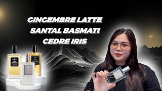 Affinessence amp Bộ 3 Nước Hoa Santal Basmati Cedre Iris amp Gingembre Latte  Vita Perfume [upl. by Roseann]