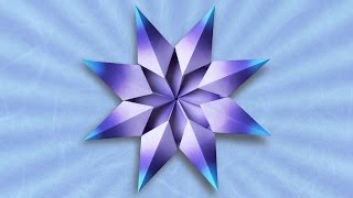 Origami Diamond Star Francesco Guarnieri [upl. by Svetlana]