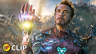 Tony Stark Outsmarts Thanos  quotI am Iron Manquot Scene  Avengers Endgame 2019 IMAX Movie Clip HD 4K [upl. by Martainn]