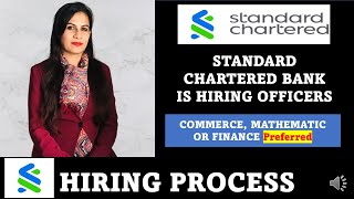 Standard Chartered Bank Is hiring  Commerce  Finance  Mathematics  Graduates  Freshers  Job [upl. by Wernsman]