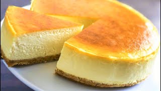 Simple New York Style Cheese Cake  Cheesecake Recipe Easy [upl. by Masera]