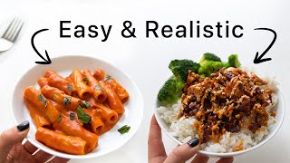 Easy Meals I make all the Time quick vegan amp satisfying [upl. by Refinnaej38]