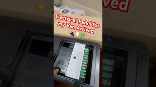 Unboxing My New Dual Voltage Panel – 120V amp 12V Power for the Van Build electrical [upl. by Nwahsak]