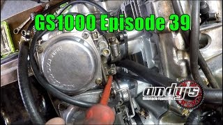 GS1000 Episode 39  Carb Tune and Sync  a guest rider [upl. by Akitahs]