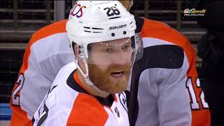 Nolan Patrick and Jakub Voracek stick up for Claude Giroux 31521 [upl. by Defant]