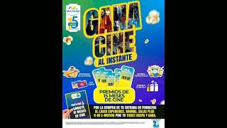 Publicidad  MULTICINE  promo Gana Cine Al Instante [upl. by Nylodnew]