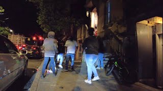 ALBANY NEW YORK HOODS  LATE NIGHT GHETTO DRAMA [upl. by Ayotan]