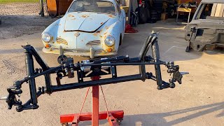 Full restoration VW Karmann GHIA axlebeam  Restoring antique cars complete process [upl. by Elatsyrc]