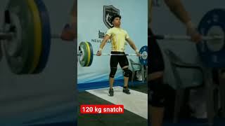 Jeremy lalrinnunga snatch  hang120kg  2rp weightlifting 2023 kheloindia [upl. by Eiromem]