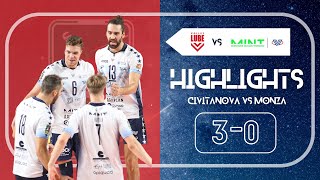 HIGHLIGHTS  Cucine Lube Civitanova  MINT Vero Volley Monza SuperLega [upl. by Salis]