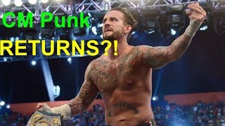 CM Punk Hints at RETURNING to WWE AGAIN  Wrestling News [upl. by Renwick]